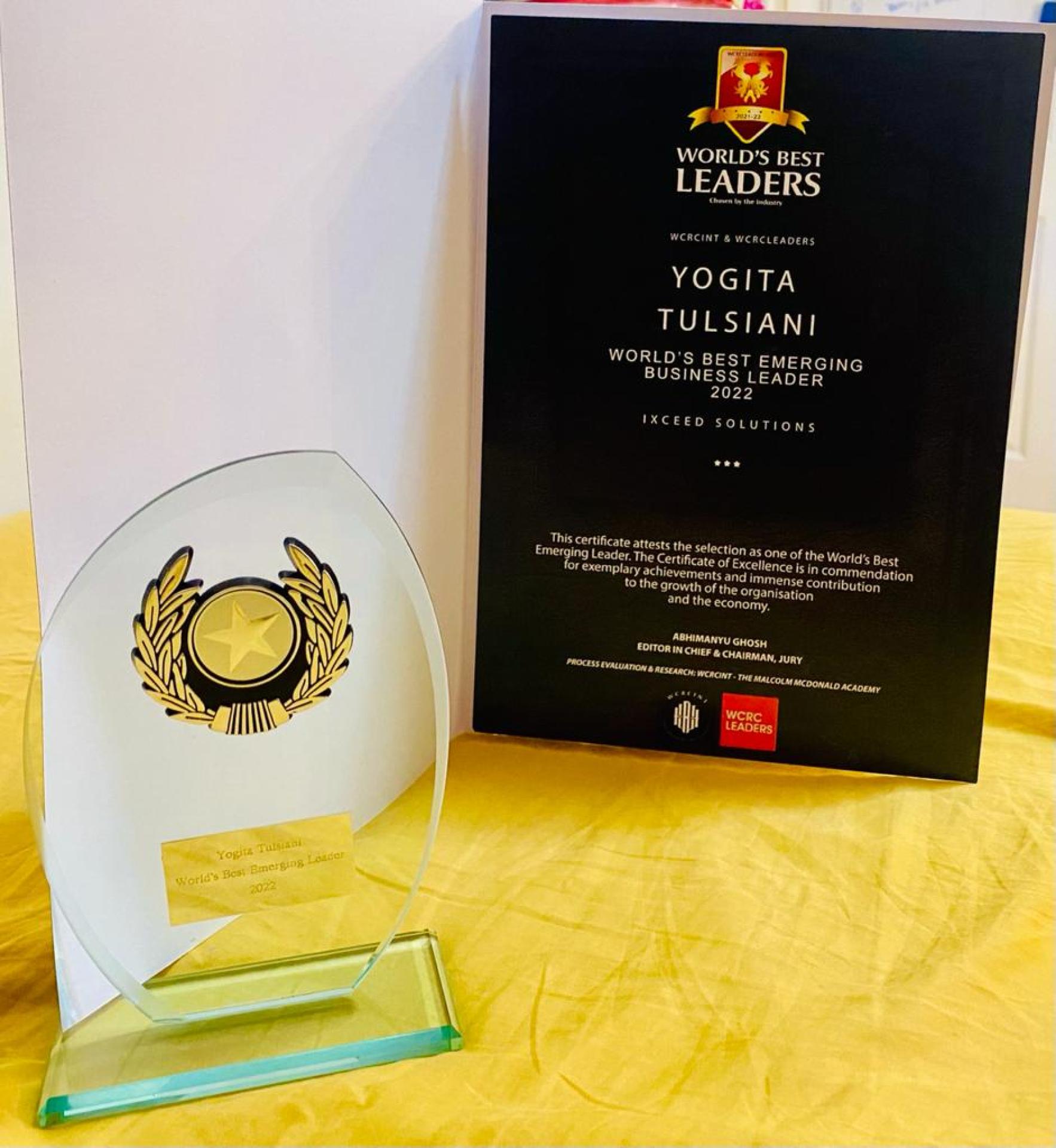 TITAN Women In Business and Leadership Awards Winner - Yogita Tulsiani, Director and Co-Founder of iXceed Solutions gallery