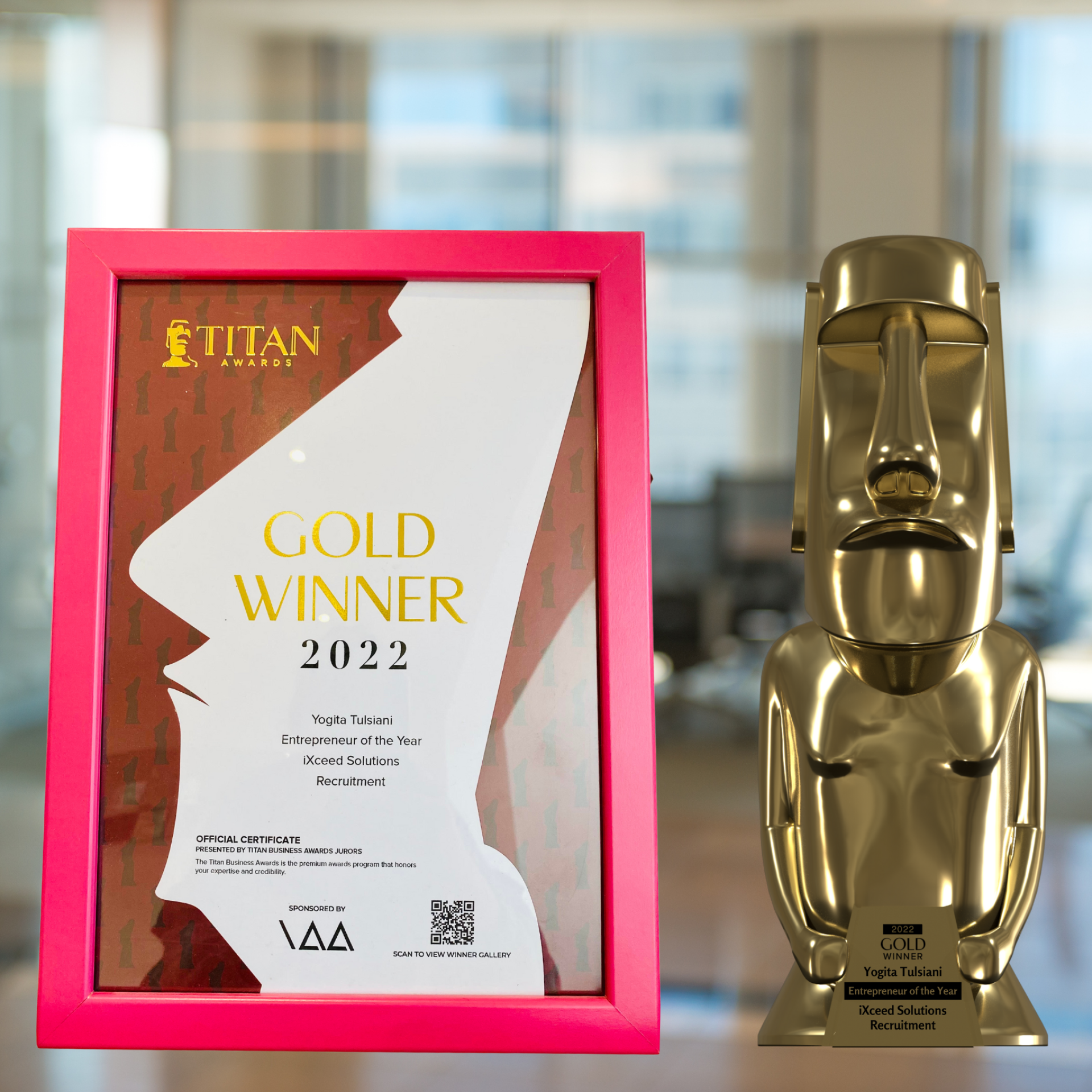TITAN Women In Business and Leadership Awards Winner - Yogita Tulsiani, Director and Co-Founder of iXceed Solutions gallery