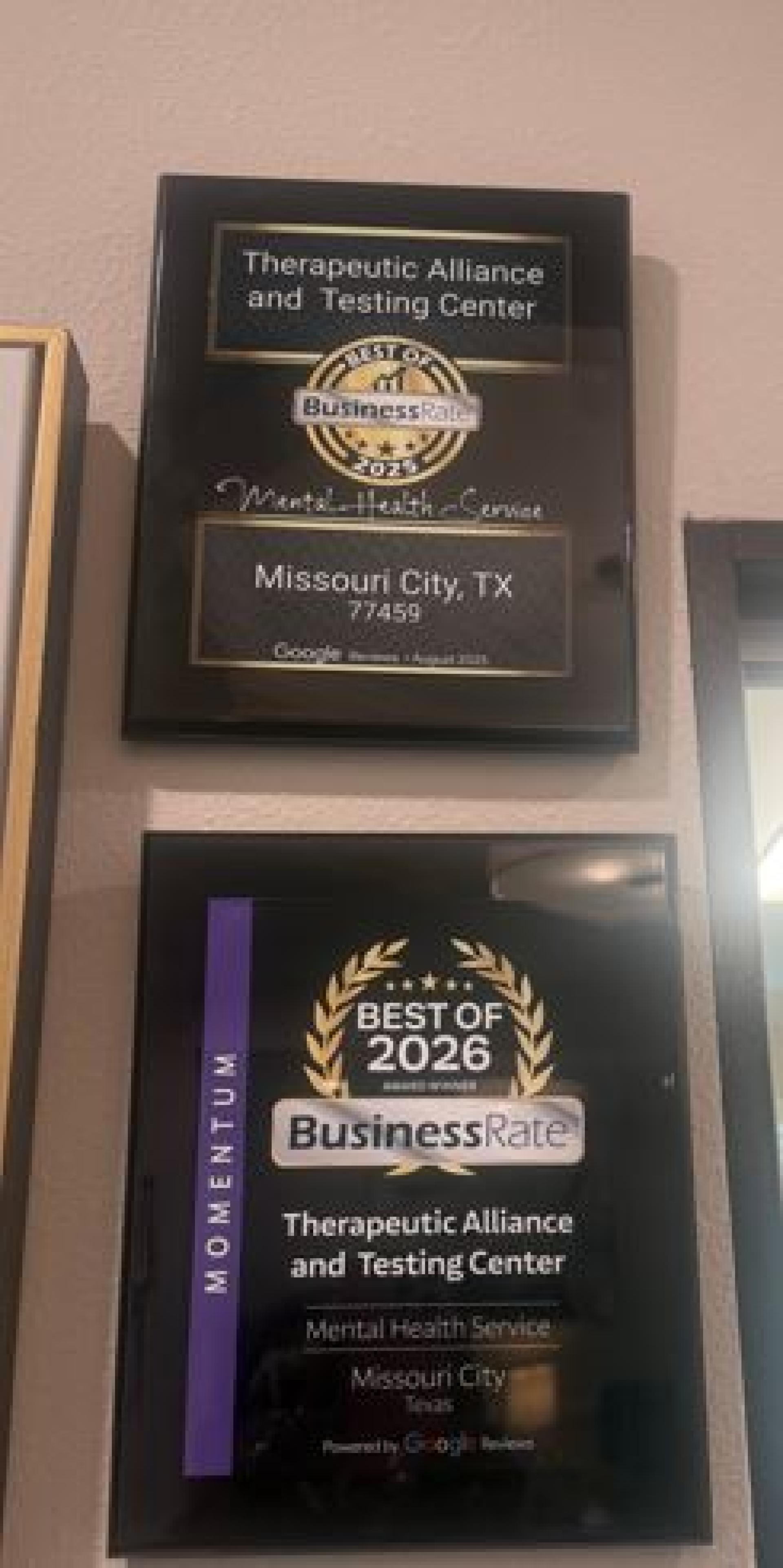 TITAN Women In Business and Leadership Awards Winner - CEO of Therapeutic Alliance & Testing Center, LLC gallery