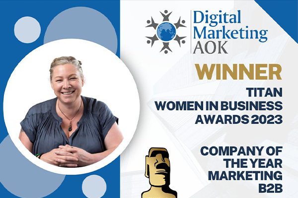 TITAN Women In Business Awards - Digital Marketing AOK has been internationally recognized for Company of the Year - Marketing!